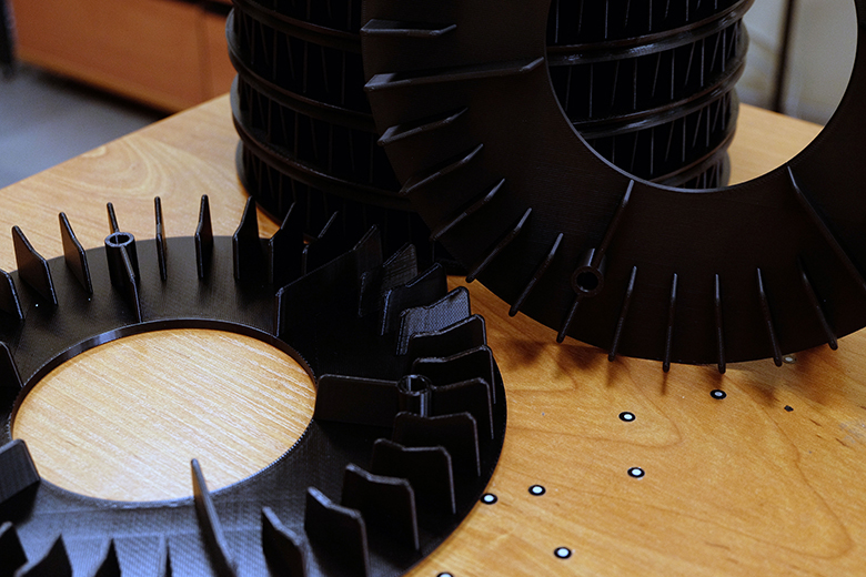 Листоуловители после изготовления методом FDM 3D-печати.