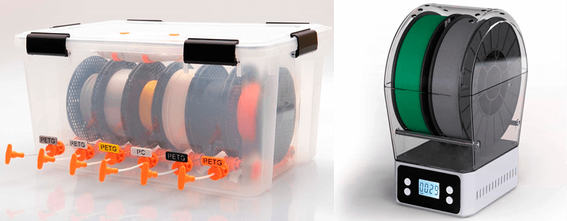 Хранение филамента и подготовка оборудования к простою