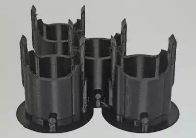 распечатанная деталь на 3D-принтере для автомобиля, деталь для парктроника