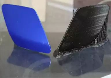 распечатанная деталь на 3D-принтере для автомобиля, заглушка бампера BMW